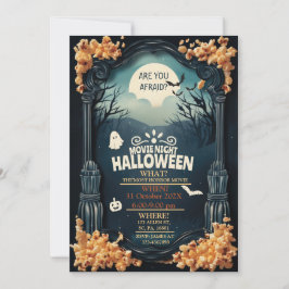 HORROR MOVIE NIGHT HALLOWEEN-PARTY EINLADUNG