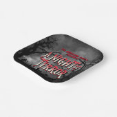 Horror Movie Poster Adult Halloween Party Invite Pappteller (Gewinkelt)