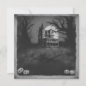 Horror Movie Poster Halloween-Party Einladung (Rückseite)