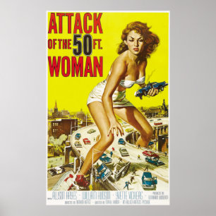 Horror Movie, Sci-Fi Movie, Vintage, Plakat