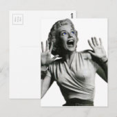 Horror Movie Screamer Postkarte (Vorne/Hinten)