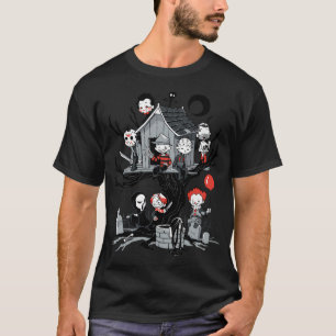 Horror Movie Tree House Halloween T-Shirt