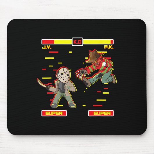 Horror Movie Video Game Lazy Halloween Kostüm Mousepad (Vorne)