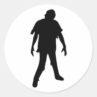Horror Movie Zombie Dead Runder Aufkleber