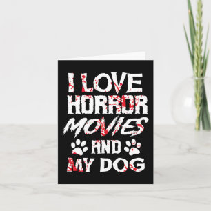 Horror Movies Beängstigende Filmliebhaber Hallowee Karte