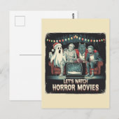 Horror Movies Ghost Mummy Werewolf Zombie Postkarte (Vorne/Hinten)