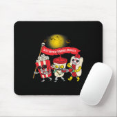 Horror Movies Halloween Funny Ghost Skeleton Mousepad (Mit Mouse)