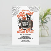 Horror Movies Party Einladung (Stehend Vorderseite)