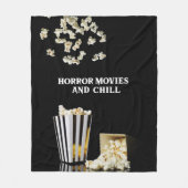 Horror Movies und Chill | Fleece Goth Blanket (Vorderseite)