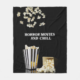 Horror Movies und Chill | Fleece Goth Blanket