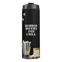 Horror Movies und Chill | Goth Thermal Tumbler