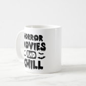 Horror Movies und Chill Kaffeetasse (Vorderseite Links)