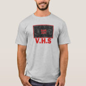 Horror Movies -V.H.S Red T-Shirt (Vorderseite)