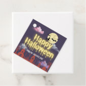 Horror nachts Einladungen zum niedlichen Halloween Geschenkanhänger (Beispiel)