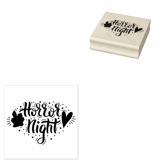 Horror Night Gummistempel (Stempel)