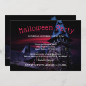 Horror Night Halloween-Party Einladung (Vorne/Hinten)