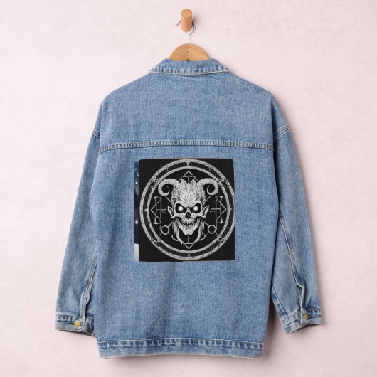 Horror Nightmare Devil's Denim Jacket - Bold Gothi Jeansjacke (Hangar)