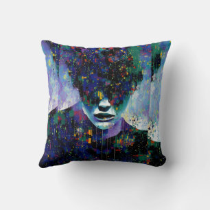 Horror of It All - Ken Gage Surreal Art Kissen