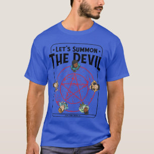 Horror Pentagram Lasst uns den Teufel beschwören Z T-Shirt