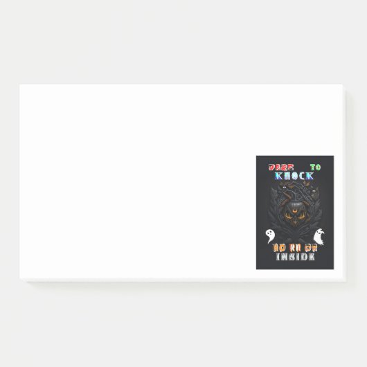 Horror Post-it Klebezettel (Vorderseite)
