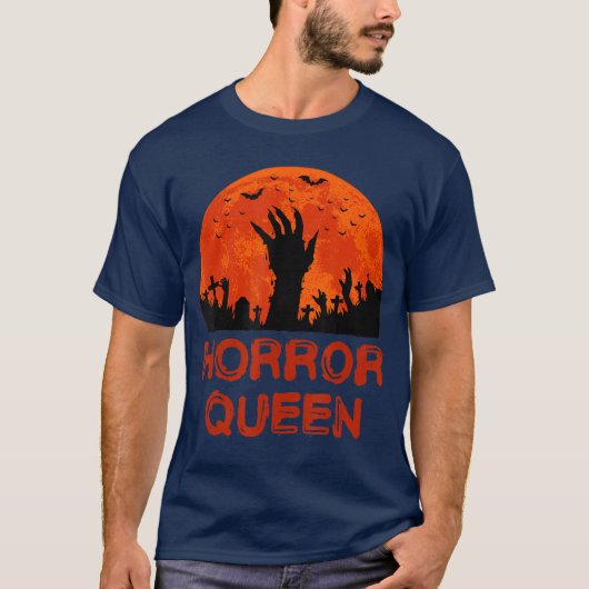 Horror-Queen Freunde retro T-Shirt (Vorderseite)