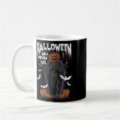 Horror Retro Spooky Halloween wird nie lustig Die Kaffeetasse (Links)