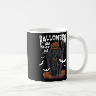 Horror Retro Spooky Halloween wird nie lustig Die Kaffeetasse