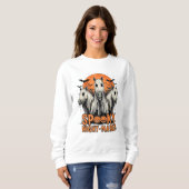 Horror Retro Spooky Night Mares Pferde Bootsphoste Sweatshirt (Vorne ganz)