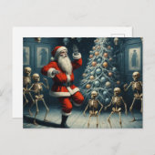 Horror Santa und die Tanzskelette Postkarte (Vorne/Hinten)