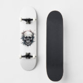 Horror-Schädel Skateboard (Vorderseite)