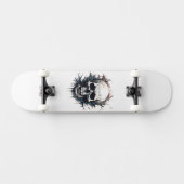 Horror-Schädel Skateboard (Horizontal)