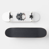 Horror-Schädel Skateboard (Horizontal)