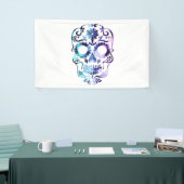 Horror-Schädel-Symbol Banner (Messeveranstaltung)