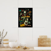 Horror Show Spook Show Poster - Retro Halloween (Küche)