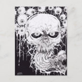 Horror Skull Art Postkarte (Vorderseite)