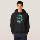 Horror Skull Pastel Goth Aesthetic Gothic Emo Hoodie (Vorne ganz)