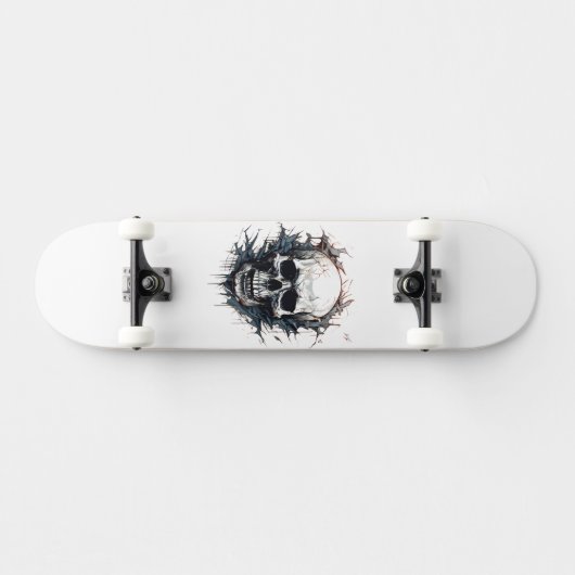 Horror Skull Skateboard (Horizontal)