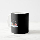 Horror Snowman Christmas Reindeer Gingerbread Sant Kaffeetasse (Vorderseite Links)