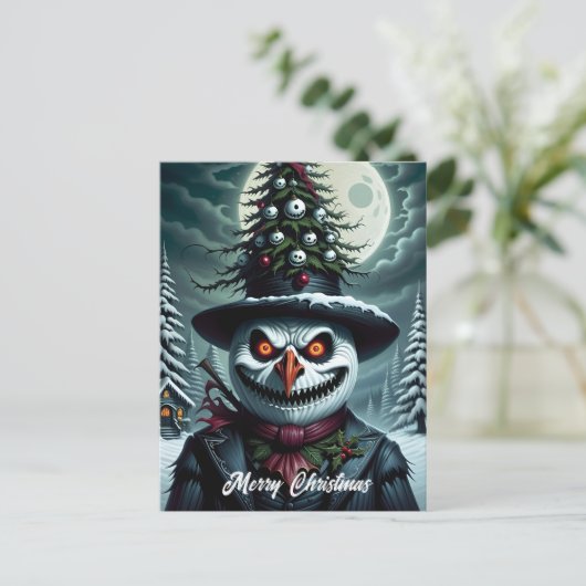 Horror Snowman Weihnachten (Stehend Vorderseite)