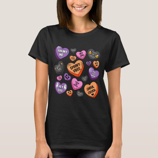 Horror Soky Candy Heart Valentines Day Lover Tee H (Vorderseite)