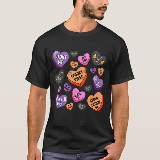 Horror Soky Candy Heart Valentines Day Lover Tee H (Vorderseite)