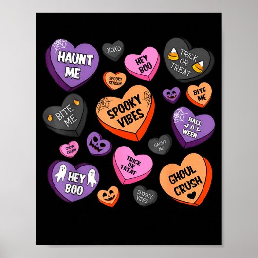 Horror Soky Candy Heart Valentines Day Lover Tee H Poster (Vorne)