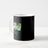 Horror St. Patrick's Day Glückliche Stimmung Horro Kaffeetasse (Vorderseite Links)