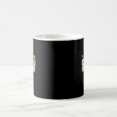 Horror St. Patrick's Day Glückliche Stimmung Horro Kaffeetasse (Mittel)