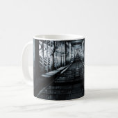 Horror-Stadt Kaffeetasse (Vorderseite Links)