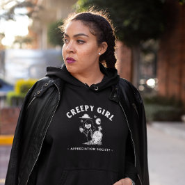 Horror-Stil für Frauen, Creepy Girl Hoodie