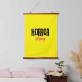 Horror Story Wandteppich Mit Holzrahmen (Schlafzimmer)