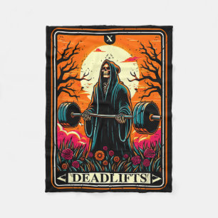 Horror Tarot Card Deadlisiert das Death Gym Workou Fleecedecke
