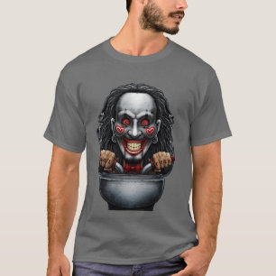 Horror Toilette Monster 11 Junge T-Shirt