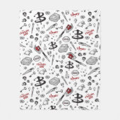 Horror TV Vampire Slayer Theme Fleecedecke (Vorderseite)